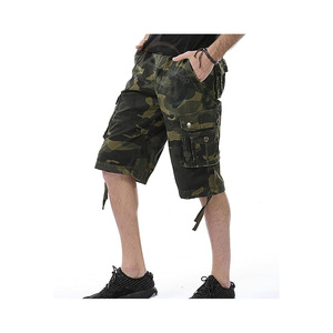 Wholesale Stretch Cargo Shorts Men Polyester Spandex Flexible Comfortable Multi Pocket Shorts Casual Outdoor OEM Manufacturer - Product Image 4