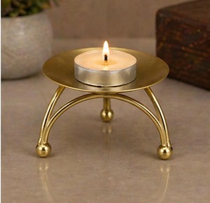 Support de bougie en métal argenté Glow Crafted, chandelier durable pour la décoration de la maison, chandelier rituel Glow - Product Image 3