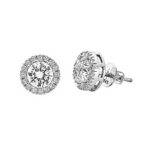 Elegant 925 Silver High Carbon Diamond Stud <b>Earrings</b> For Women Luxury Jewelry For Wedding Engagement Anniversary Party Gift - Product Image 2