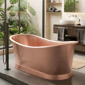Bañeras de cobre en línea, comprar bañeras de cobre en India, bañeras de cobre de calidad de exportación, proveedor de bañeras de cobre de lujo - Product Image 1