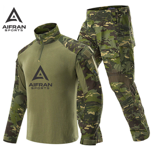Ensemble de vêtements uniformes Aifran en tissu ripstop résistant, style tactique léger pour les sports d'aventure - Product Image 1