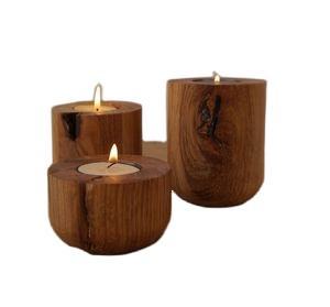 Portavelas de Madera Premium para Bodas, Eventos Festivos, Fiestas y Regalos, Portavelas Moderno Personalizado para Decoración del Hogar y Mesa - Product Image 6