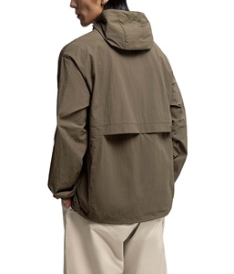 Chaqueta Cortavientos de Primera Calidad, Ropa Deportiva Informal para Exteriores, Chaqueta Cortavientos con Cremallera de Nailon de Color Combinado con Logotipo Personalizado - Product Image 2