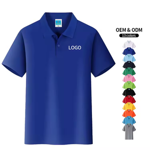 Camisetas Polo de Manga Corta para Hombre, 100% Algodón de Alta Calidad, Lisas, con Logotipo Bordado Personalizado, Ropa de Trabajo Unisex - Product Image 2