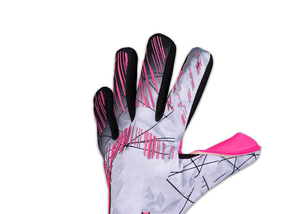 Gants de gardien de but de football professionnels de haute qualité, en PU, antidérapants, avec fermeture à lacets réglables, protection des doigts et du pouce - Product Image 4