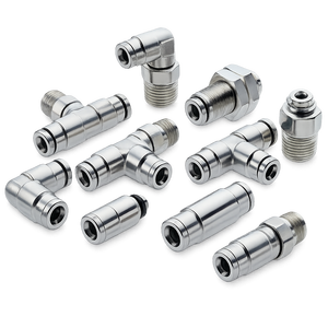 ข้อต่อท่อลมทองเหลืองแบบ CNC Machined Broaching ชนิด T พร้อมเกลียวตัวผู้ แบบ Quick Connect ขนาด 6 มม. OD สำหรับท่อลม ขัดเงาแล้ว - Product Image 4