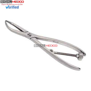 Pinzas para Sujetar Huesos Verbruge de 5.7 Pulgadas (14.6 cm), Bloqueo Manual de Velocidad, Acero Inoxidable de Primera Calidad, Instrumento Quirúrgico Ortopédico con Certificación CE - Product Image 5