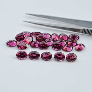 Venta al por mayor de granate umbalita natural facetado de corte ovalado de 4mm, 6mm, 8mm, 10mm, 12mm, personalizado, piedra preciosa suelta, fabricante de joyería de la India - Product Image 3
