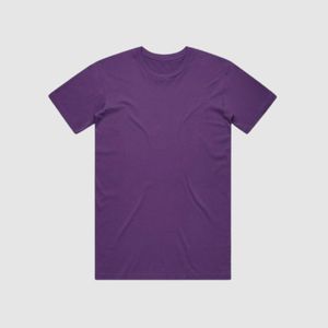 Wholesale <b>Men</b> Solid Color Cotton Crew Neck Loose Fit Basic Jersey T-<b>Shirt</b> with Front Custom Logo <b>Silk</b> Screen Printing Casual Tee - Product Image 5