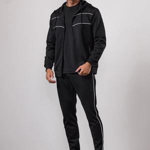 Conjunto Deportivo de Felpa para Hombre, Estilo Casual de Invierno, Lavado Ácido, Chaqueta con Cierre Completo, Pantalones Deportivos, Bolsillos de Forro Polar Transpirable, Tela de Alta Calidad - Product Image 3