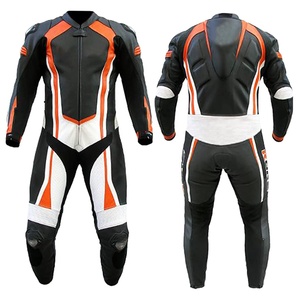 ชุดมอเตอร์ไซค์กันลมสำหรับฤดูร้อน ดีไซน์ล่าสุด คุณภาพสูง ผลิตตามสั่ง ขายส่ง ชุดนิรภัยขี่มอเตอร์ไซค์หนังวัวแท้จากโรงงาน - Product Image 3