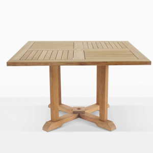 Mesas de Centro Extensibles Modernas Hechas de Madera de Teca Envejecida de Alta Calidad con Acabado Liso, Perfectas para el Hogar - Product Image 5