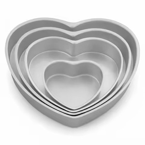 <b>Baking</b> pan silver aluminum round layer cake pans multi-size <b>set</b> for commercial bakery and home pastry <b>baking</b> pan - Product Image 2
