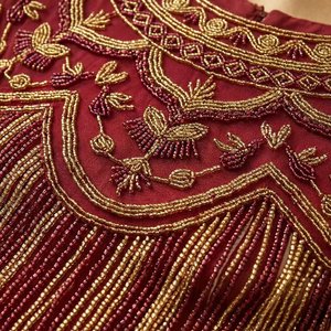 Poncho à franges tissé à la main vintage de qualité supérieure |   Cape de soirée et de mariage de créateur en 100% polyester, prix d'usine - Product Image 2