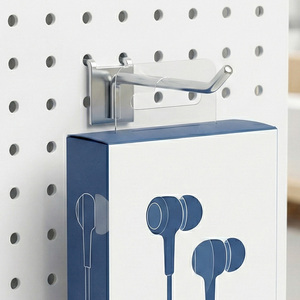 แท็บแขวน PET ใสพร้อมร่องยูโรสำหรับแขวนโชว์สินค้าแบบไม่ต้องเจาะรู - Product Image 5