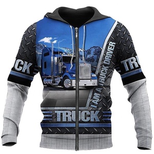 Sudadera con Capucha Unisex para Auto/Camioneta, Impresión 3D por Sublimación, Diseño Casual con Cierre, Último Modelo 2026 - Product Image 5
