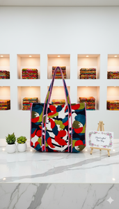 Sac matelassé en velours, multi-reversibles, style bohème vintage, doublure en toile, fermeture éclair, léger, extra large, pour femme - Product Image 3