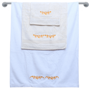 Direct Factoey Supply Embroidered <b>Towel</b> <b>Set</b> Luxury Resorts Hotels Home 100% Cotton Low MOQs Available - Product Image 4