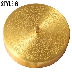 Brass Spice Box – Handcrafted <b>Kitchen</b> Utility & Festive Gift - Product Image 5