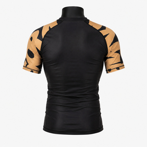 Camiseta de Compresión de Manga Corta Transpirable de Secado Rápido para BJJ, Personalizada OEM, para MMA No-Gi Grappling con Costuras Planas - Product Image 6