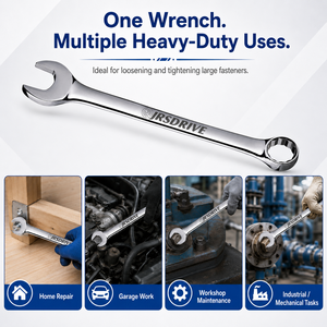 Eastman Jumbo Wrench Open and <b>Box</b> End Spanner Wrench Chrome Vanadium Steel Double Sided Open Ends Hand <b>Tool</b> - Product Image 4