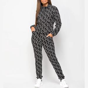 Soft Comfortable Casual Wear Sublimation <b>Tracksuits</b> High Quality Women <b>Tracksuits</b> 2 Piece Sets With Oem Wholesale - Product Image 1