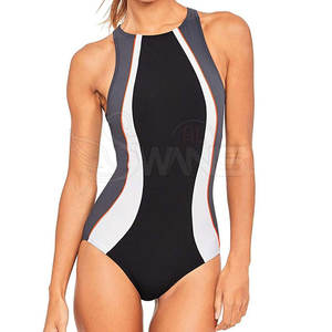 Maillot de bain une pièce haute qualité à découpe frontale, personnalisable avec logo, prix de gros pour la vente en ligne - Product Image 5