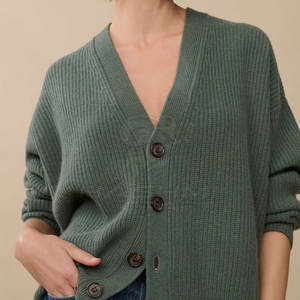 Cárdigan elegante de primera calidad para mujer, diseño de punto suave para uso diario, ajuste cómodo y moda moderna. - Product Image 3