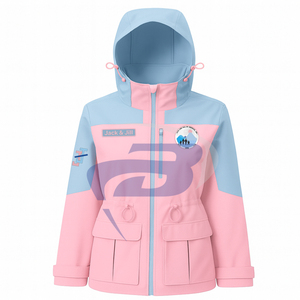 Veste de pluie Jack And Jill Of America Sorority, veste softshell à capuche, veste varsity de haute qualité, veste imperméable pour femmes - Product Image 2