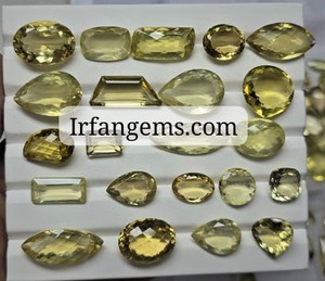 High Quality Handmade Lemon <b>Quartz</b> Faceted Crystal Wholesale Price Lot 100%Natural Lemon <b>Quartz</b> Jewelry Making Stone <b>Quartz</b> Cabs - Product Image 5