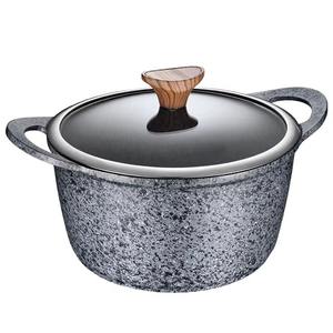 Ensemble de plats à gratin modernistes en céramique avec couvercle en verre et poignée en bois, idéal pour les repas quotidiens et les occasions spéciales - Product Image 6