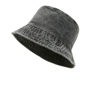 Customized Logo Washed Denim Bucket <b>Hat</b> <b>Men</b> Women Fashion Fisherman <b>Hat</b> All-Match Sunscreen <b>Sun</b> <b>Hat</b> for Fishing Formal Style - Product Image 1