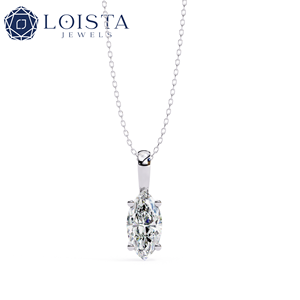 Lab Grown Diamond <b>Pendant</b> 10K 14K 18K <b>Solid</b> <b>Gold</b> CVD HPHT Pear Solitaire <b>Pendant</b> DEF VVS 0.5ct-5ct Lab Diamond IGI Certificate - Product Image 2