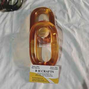 Decoración del hogar: Eslabones de cadena de resina personalizables de gran tamaño y colores claros, eslabones grandes de resina multicolor disponibles. - Product Image 3