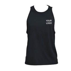 Camiseta sin Mangas Personalizada con Logotipo para Mujer, Estilo Casual, Color Sólido, Talla Personalizada, Algodón Elástico de Alta Calidad - Product Image 1