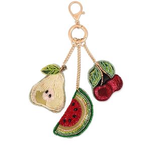 Trendy Cartoon Woven Seed Beads Embroidery Coin Holder Keychain Handmade Color Changing Gift - Product Image 5