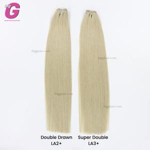 Extensiones de cabello humano de estilo recto vietnamita virgen crudo, extensiones de tejido, máquina de trama doble atada a mano teñida - Product Image 3