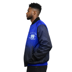 Blouson bomber noir délavé Phi Beta Sigma, vêtement de fraternité grecque, design classique, confort premium et coupe élégante - Product Image 3