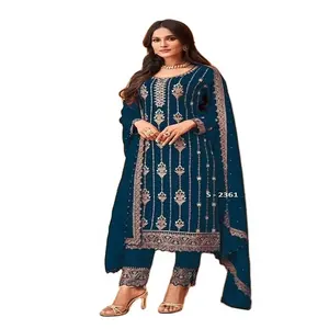 Premium Quality Pakistani Dresses Fashion Arabic Dresses Women Salwar Kameez for Worldwide Supplier and Exporter