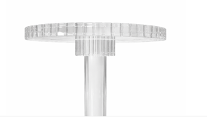 Mesa de Centro Redonda de Acrílico Transparente, Mesa Auxiliar Moderna y Contemporánea, Fácil de Limpiar, Muebles para Sala de Estar y Hotel - Product Image 3