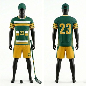 Ensemble de maillots et shorts de floorball professionnels, uniformes de floorball personnalisés sublimés, fabricant de vêtements de sport d'équipe - Product Image 3