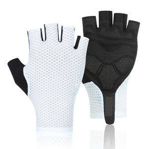 Guantes de Ciclismo Personalizados con Logotipo, de Alta Calidad, de Poliéster Elástico, para Gimnasio, Entrenamiento, Protección de Medio Dedo, Antideslizantes, para Verano - Product Image 1