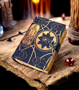 Diario de cuero Hamunaptra Grimoire, réplica del Libro de los Muertos egipcio - Product Image 1
