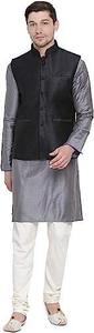 2026 Designer <b>Kurta</b> Pajama for <b>Men</b> | Traditional Shalwar Kameez Set | Wholesale <b>Men's</b> Islamic Ethnic Wear for Eid - Product Image 4