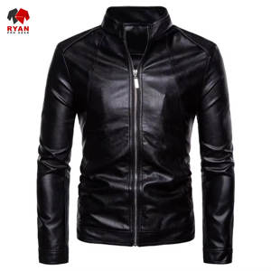 แจ็คเก็ตหนังผ้าระบายอากาศออกแบบพิเศษสำหรับผู้ชาย ยี่ห้อ Ryan Pro Gear พร้อมบริการสกรีนโลโก้ เป็นมิตรต่อสิ่งแวดล้อม - Product Image 2
