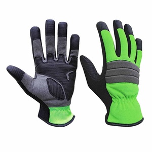 Guantes de Trabajo Profesionales Resistentes con Protección Contra Impactos, Palma Antideslizante, Tejido Transpirable y Muñequera Ajustable para Mecánicos - Product Image 3