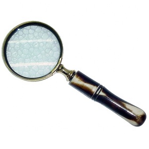 Lupa de Metal Color Bronce Diseño Antiguo Artesanía India Ojo de Cristal Venta al por mayor Aspecto Vintage Nuevo Diseño 2025 Alta Calidad - Product Image 5