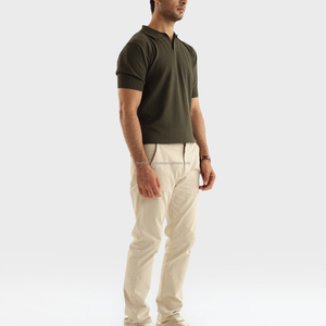 Camisa de Golf Formal para Hombre, Sólida, Transpirable, Ligera, de Secado Rápido, Ropa Deportiva de Alto Rendimiento, Absorbe la Humedad, Personalizable OEM - Product Image 4