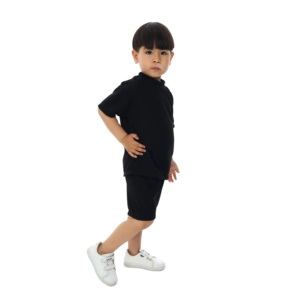 Conjuntos de pantalones cortos para niños de 1 a 10 años, ropa para bebés, conjuntos de ropa sólida para niños pequeños, conjunto de ropa de fiesta para niños - Product Image 1
