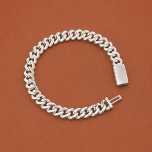 Pulsera de Cadena de Plata 925 con Moissanita, Corte Brillante Redondo, de Lujo, Unisex, para Uso Diario - Product Image 4